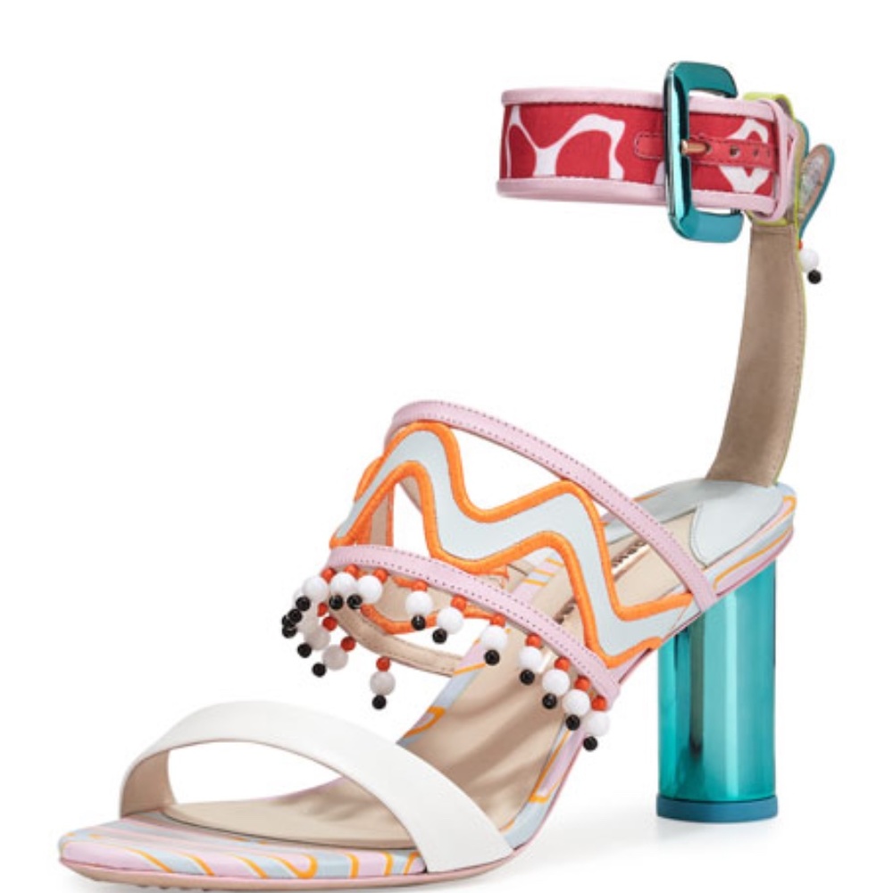 Sophia Webster Nereida Mid Nectarin